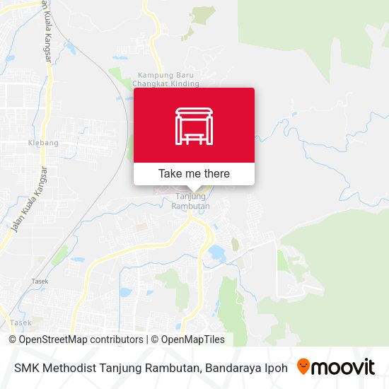 Peta SMK Methodist Tanjung Rambutan