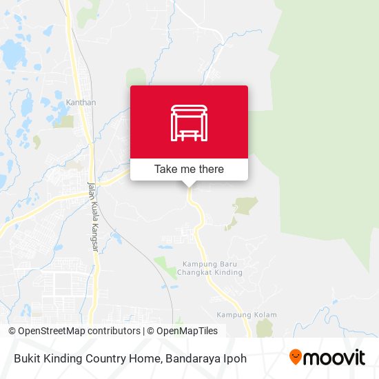 Bukit Kinding Country Home map