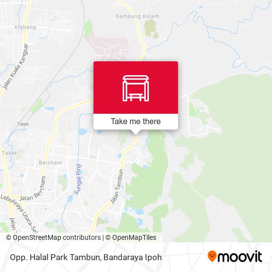 Opp. Halal Park Tambun map