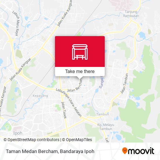 Peta Taman Medan Bercham