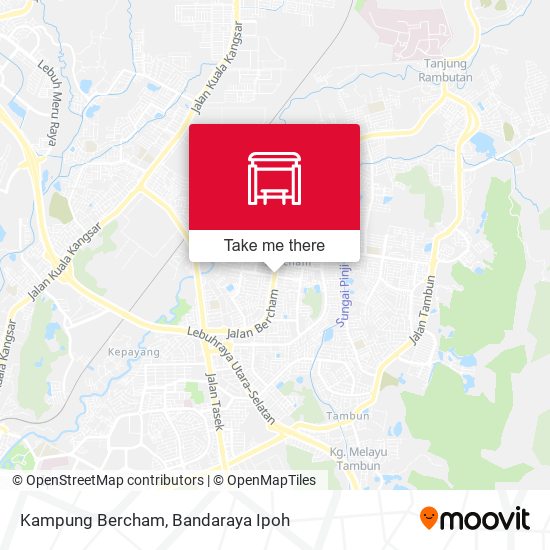 Kampung Bercham map