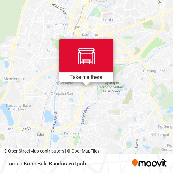 Taman Boon Bak map