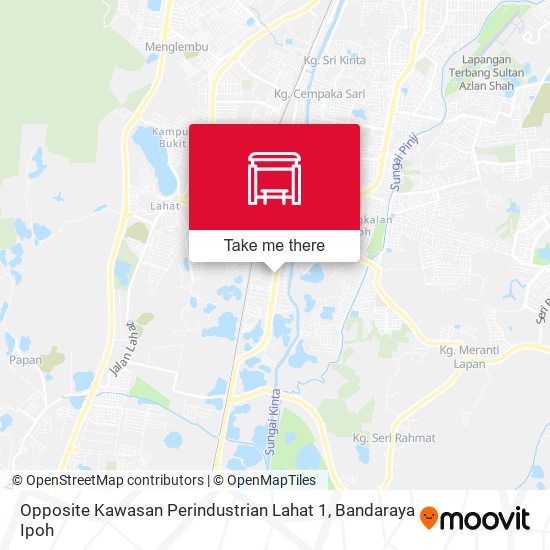 Opposite Kawasan Perindustrian Lahat 1 map