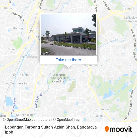 Lapangan Terbang Sultan Azlan Shah map