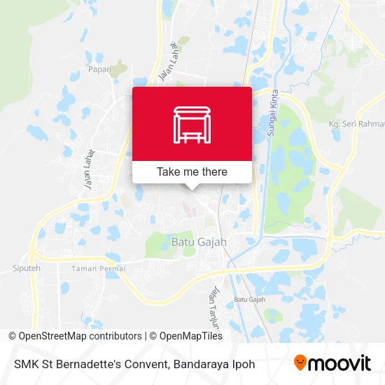 SMK St Bernadette's Convent map