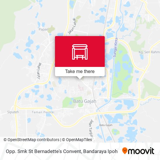 Opp. Smk St Bernadette's Convent map