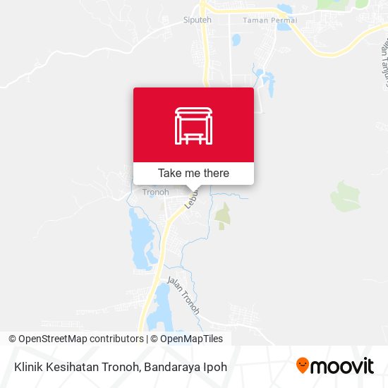 Klinik Kesihatan Tronoh map