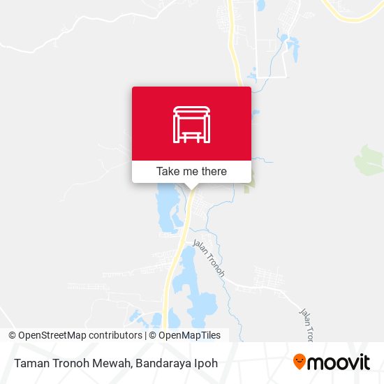 Taman Tronoh Mewah map