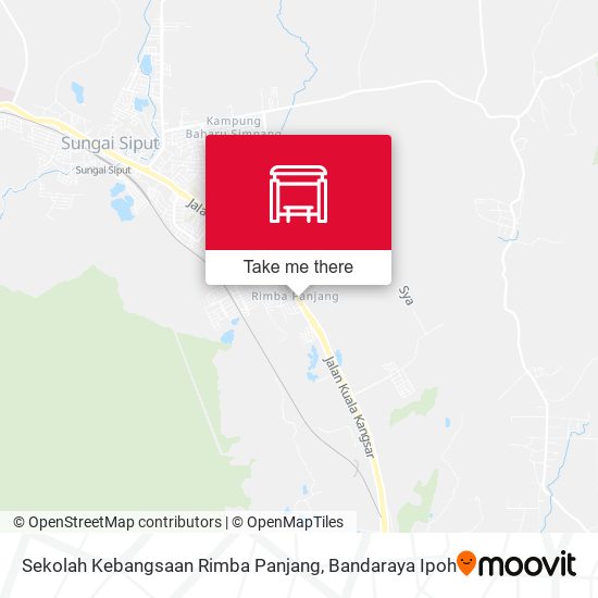 Peta Sekolah Kebangsaan Rimba Panjang