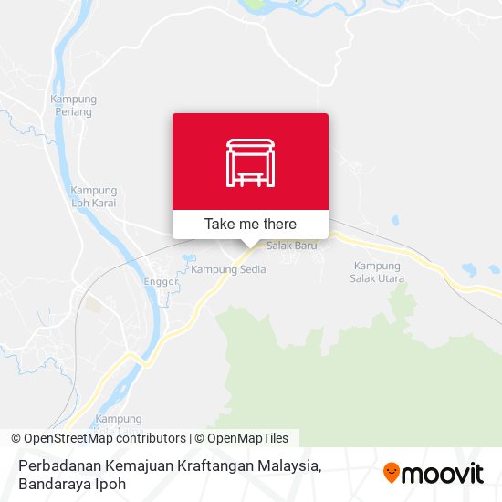 Peta Perbadanan Kemajuan Kraftangan Malaysia