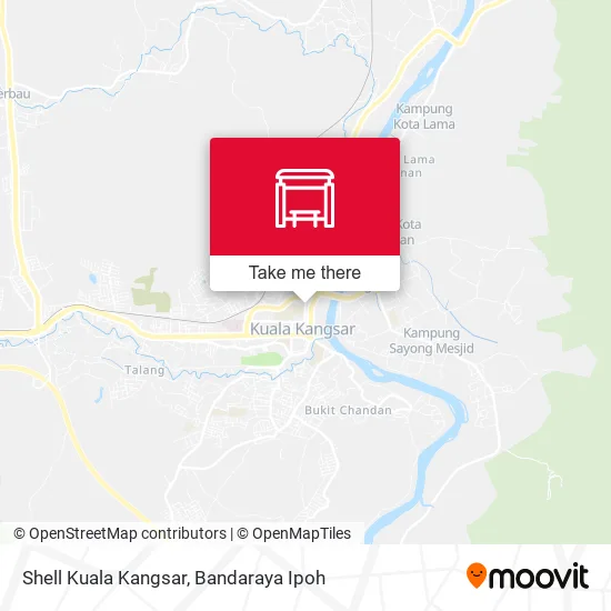 Shell Kuala Kangsar map