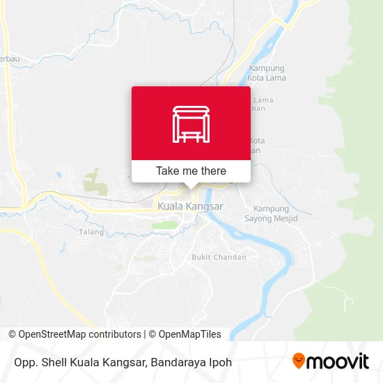 Opp. Shell Kuala Kangsar map