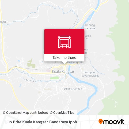 Hub Brite Kuala Kangsar map