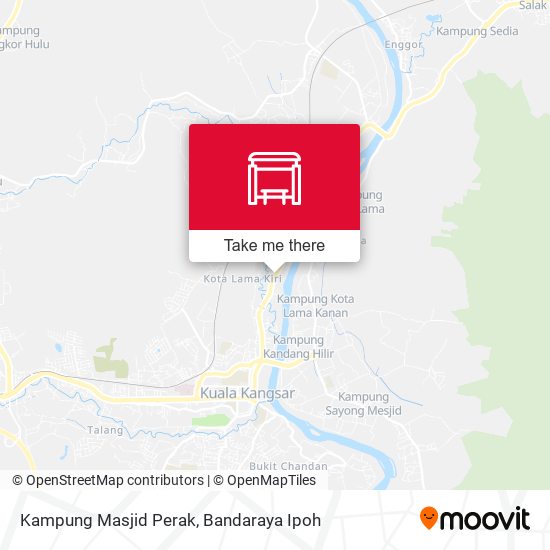 Kampung Masjid Perak map