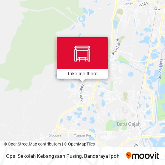 Ops. Sekolah Kebangsaan Pusing map