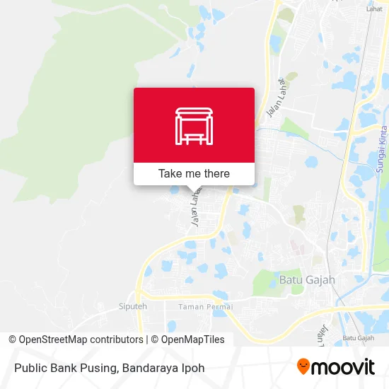 Public Bank Pusing map