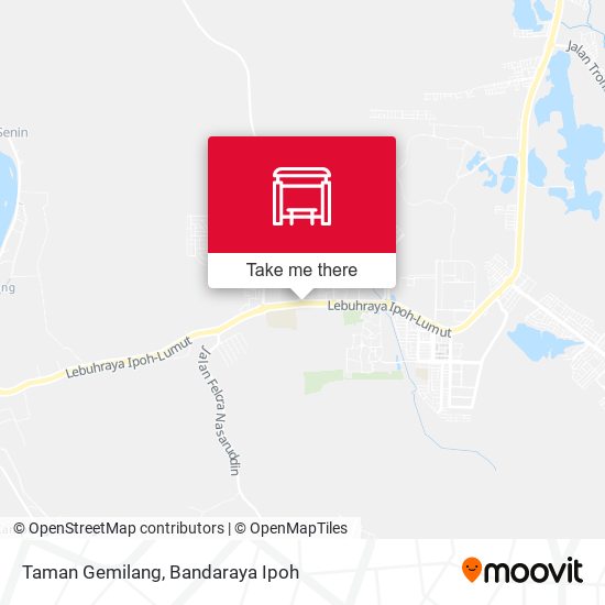 Taman Gemilang map