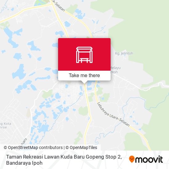 Peta Taman Rekreasi Lawan Kuda Baru Gopeng Stop 2