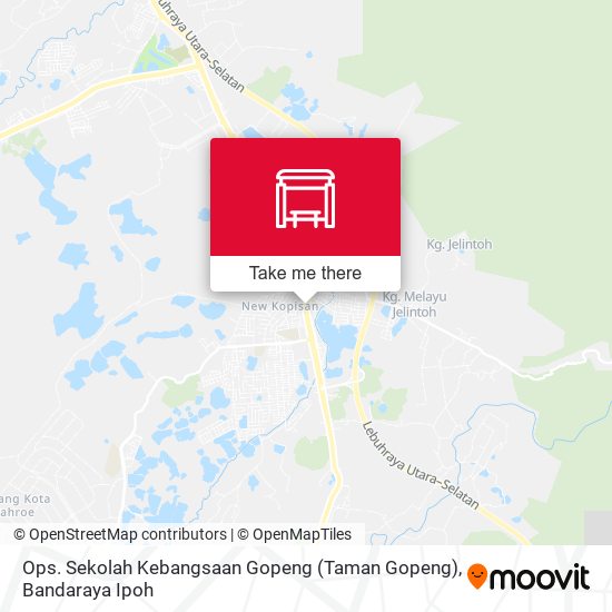 Ops. Sekolah Kebangsaan Gopeng (Taman Gopeng) map