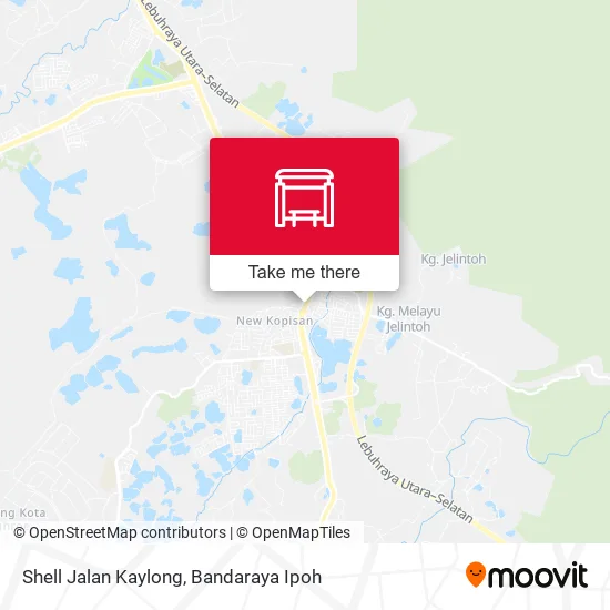 Shell Jalan Kaylong map