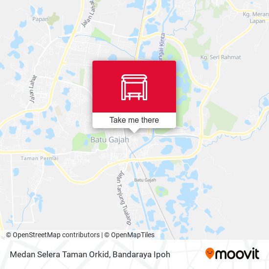 Peta Medan Selera Taman Orkid
