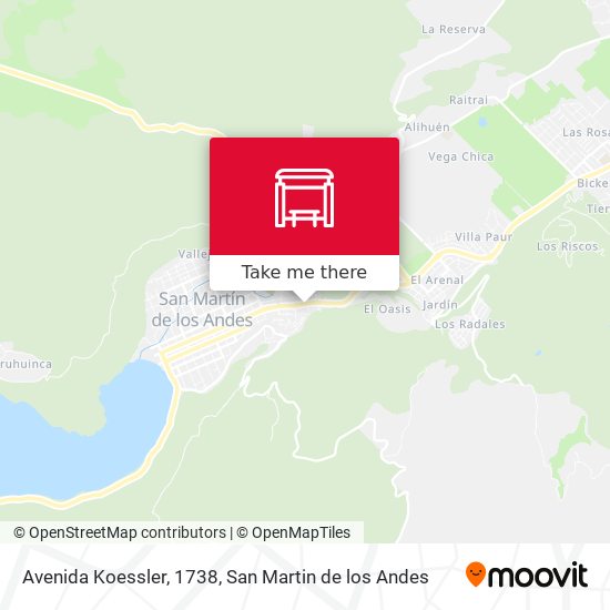Mapa de Avenida Koessler, 1738