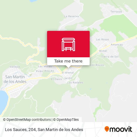 Los Sauces, 204 map