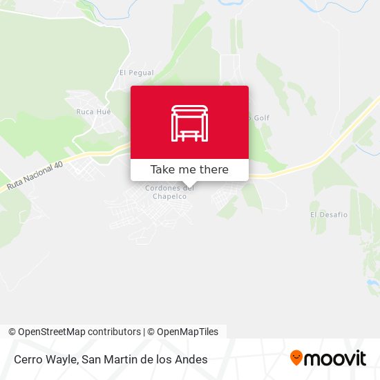 Cerro Wayle map