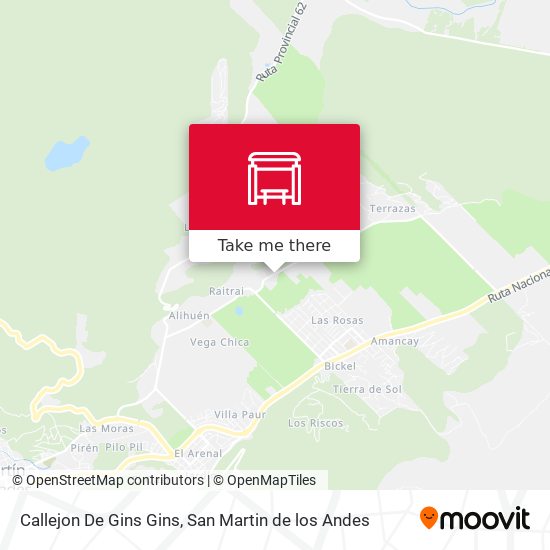 Callejon De Gins Gins map