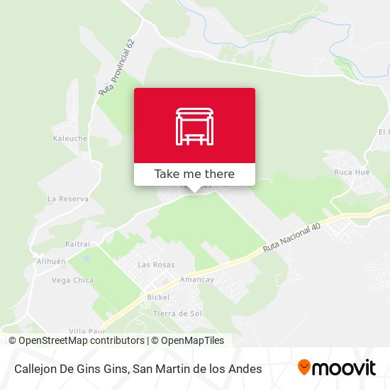 Callejon De Gins Gins map