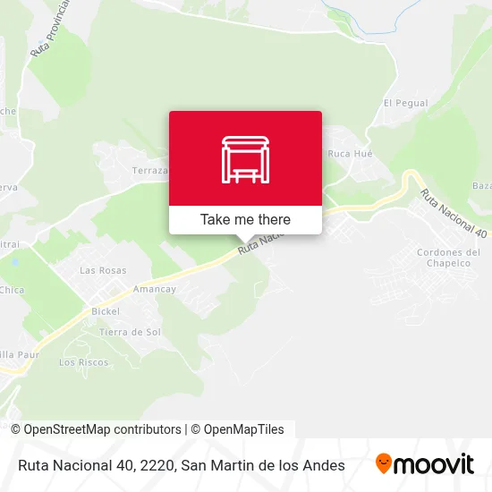 Ruta Nacional 40, 2220 map