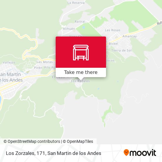 Los Zorzales, 171 map