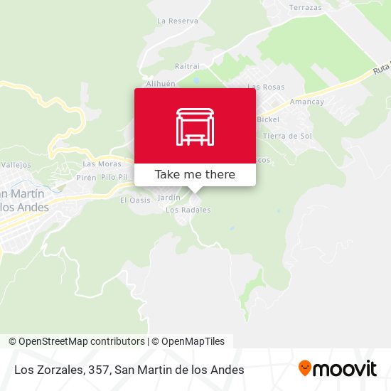 Los Zorzales, 357 map