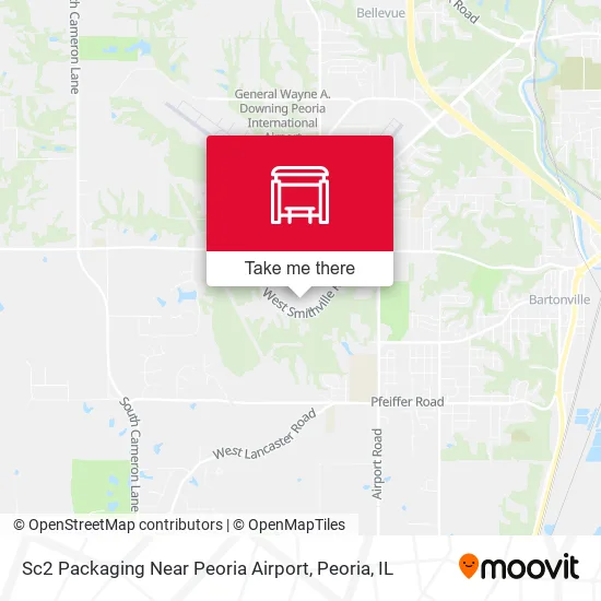 Mapa de Sc2 Packaging Near Peoria Airport