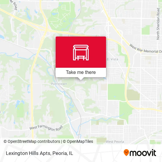 Lexington Hills Apts map