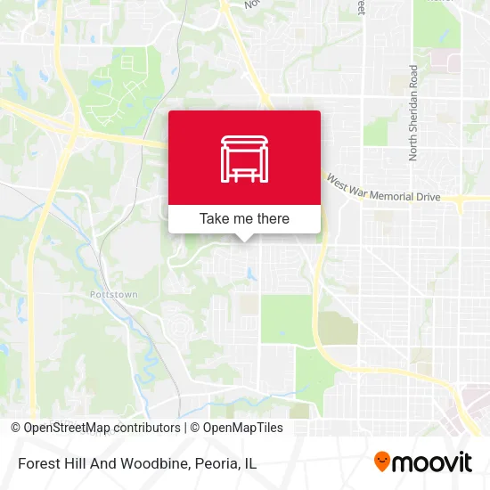Mapa de Forest Hill And Woodbine