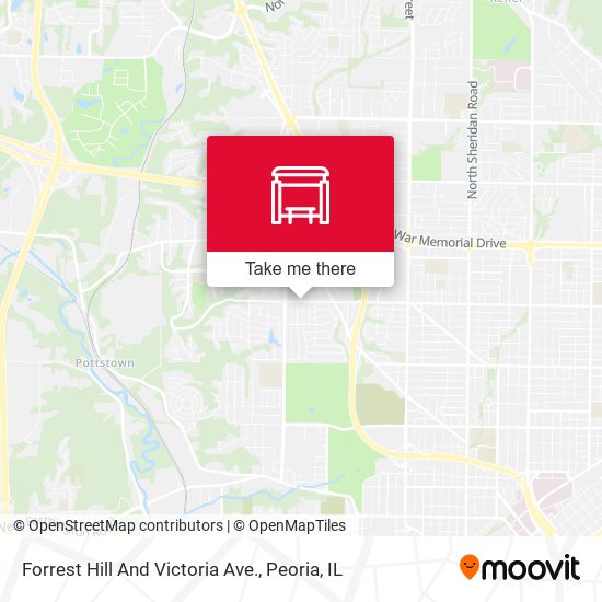 Mapa de Forrest Hill And Victoria Ave.