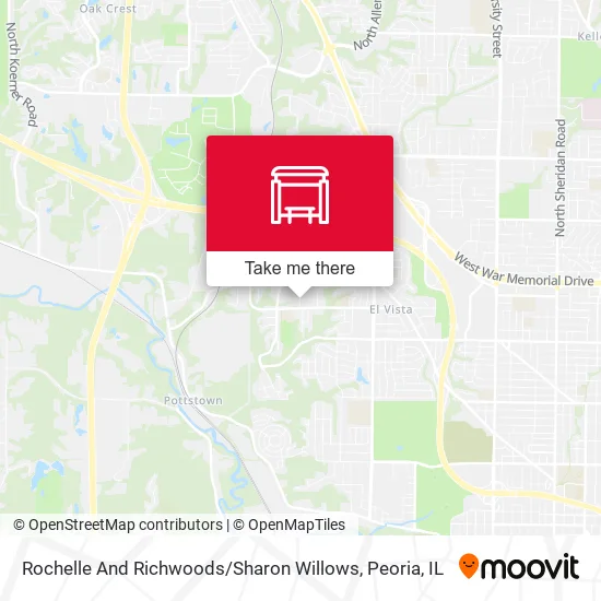 Mapa de Rochelle And Richwoods / Sharon Willows