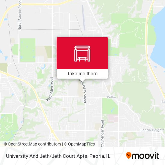 University And Jeth / Jeth Court Apts map