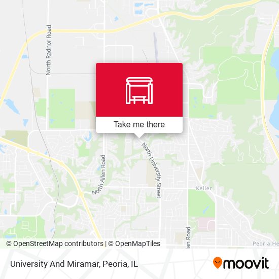 Mapa de University And Miramar