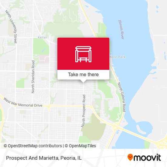Mapa de Prospect And Marietta
