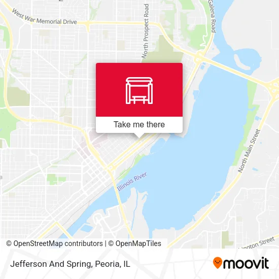 Mapa de Jefferson And Spring