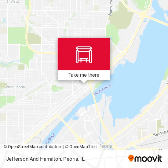 Mapa de Jefferson And Hamilton