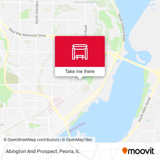 Abington And Prospect map