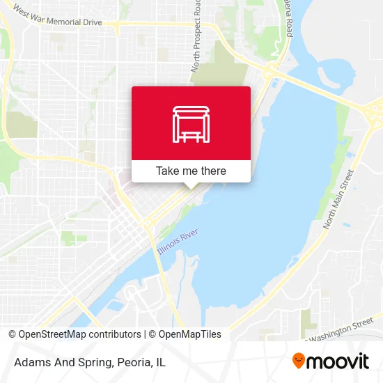 Mapa de Adams And Spring