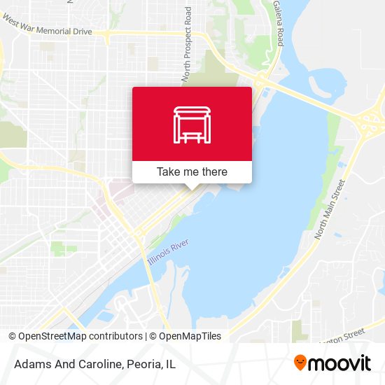 Mapa de Adams And Caroline