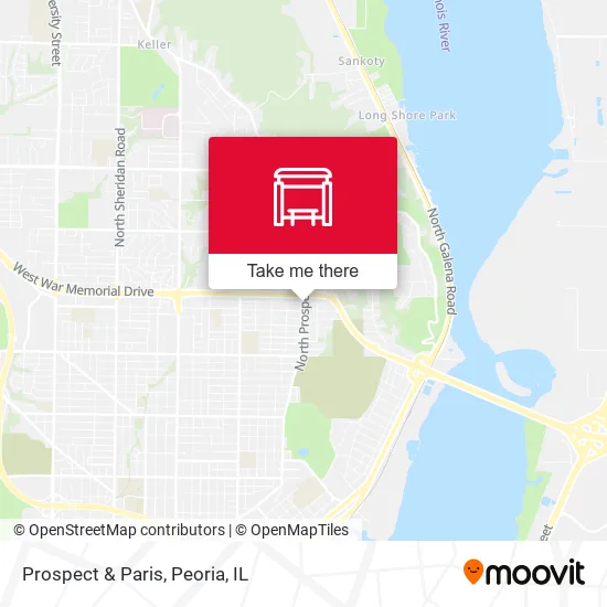 Mapa de Prospect & Paris
