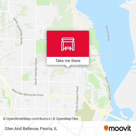 Mapa de Glen And Bellevue