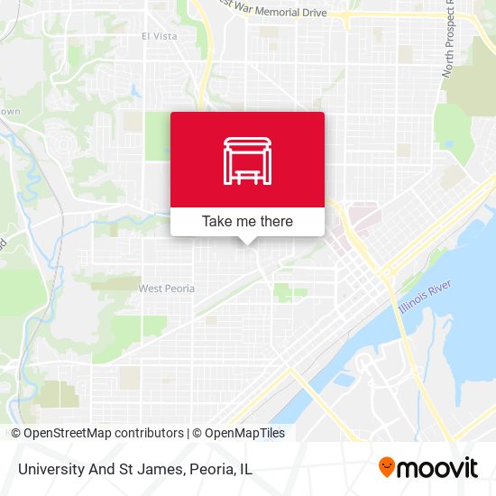 Mapa de University And St James