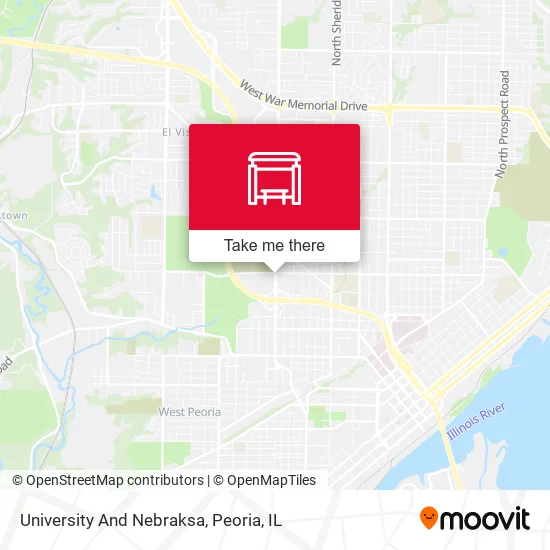 Mapa de University And Nebraksa